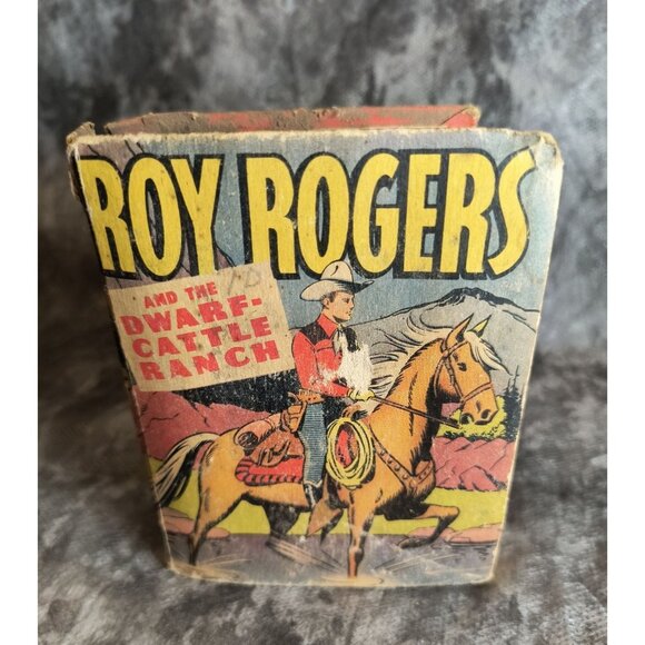 Vintage Little Big Book Roy Rogers And The Dwarf-Cattle Ranch Vintage 1938 Bette - Picture 1 of 4